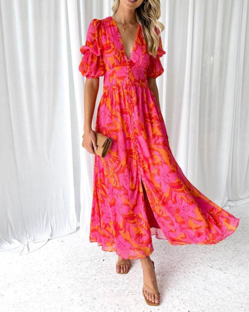 Lunira™ | Maxi dress with silky seduction