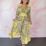 Vaida™ | Elegant V-neck summer dress