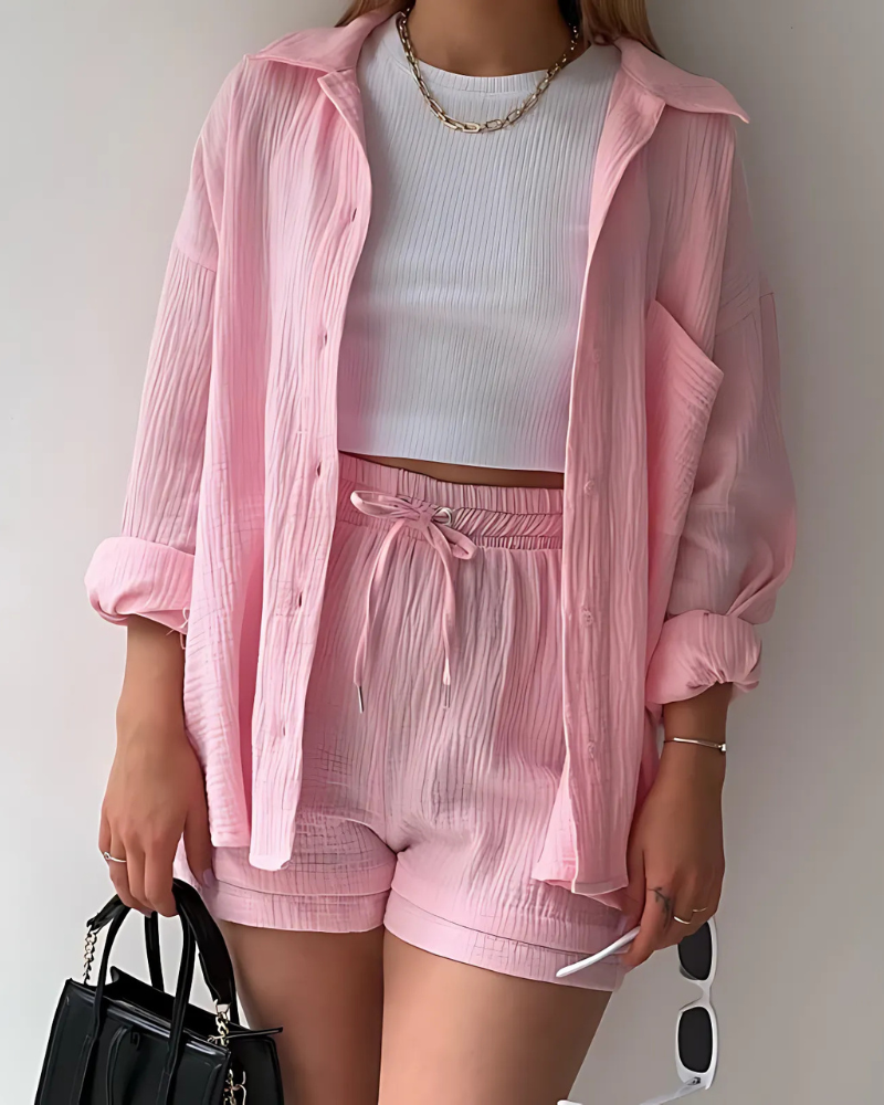 Elowen™ | Structured Button Co-Ord Set