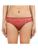 ZEN SERIES BIKINI-SLIP - MERLOT