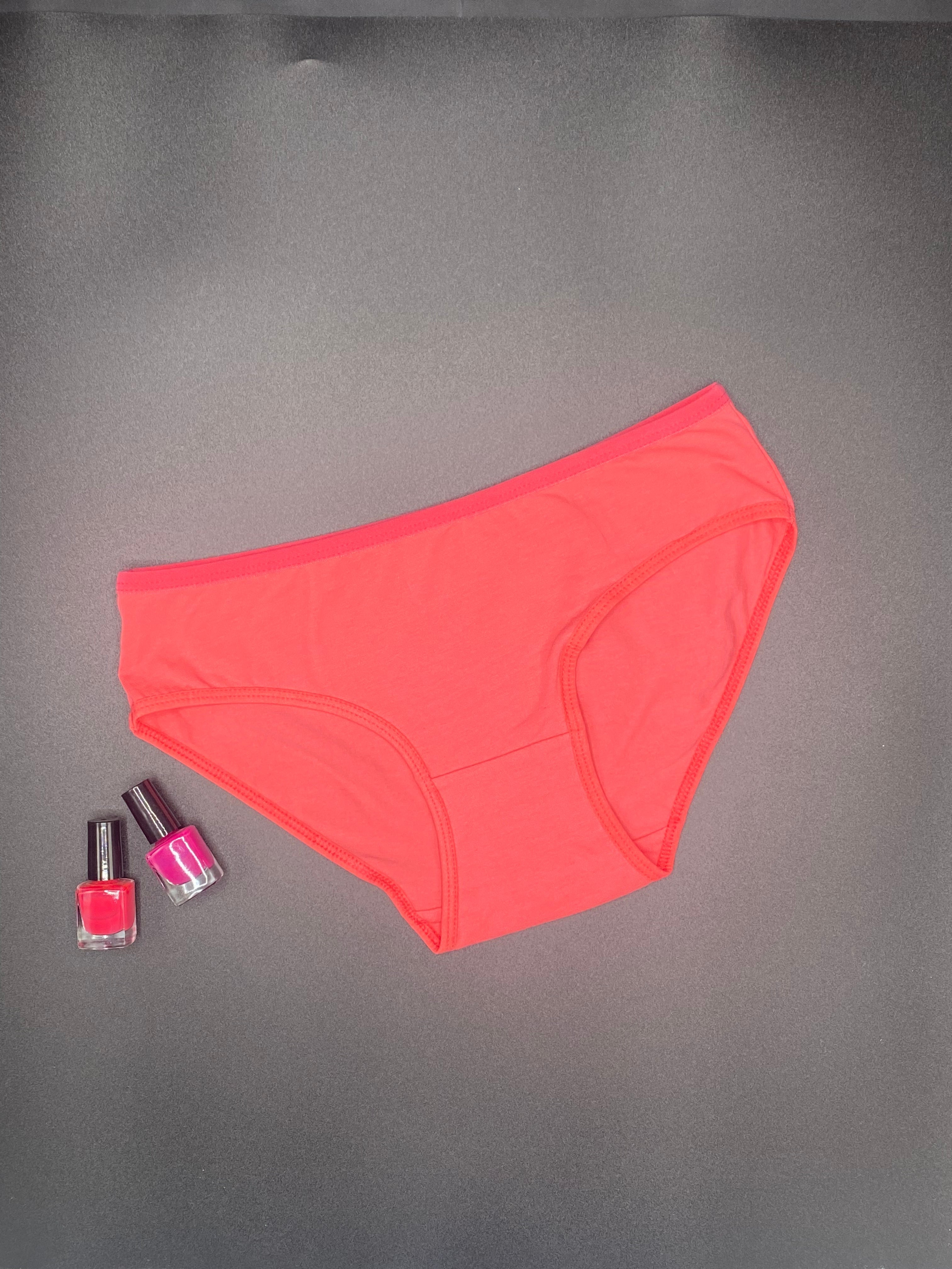 LOSHA SUPER COMFORTABLE COTTON PANTIES - CORAL