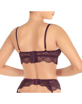 Lace push-up bra set with suspender belt – Fig