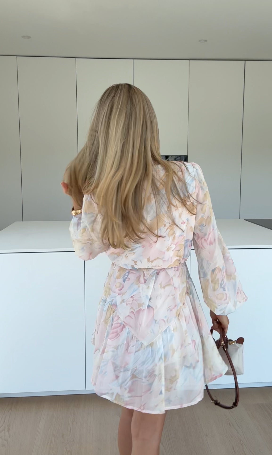 Noelia™ | Petal-print dress