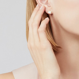 Serenya™ | Elegantes Dreifach-Kleeblatt Weiß