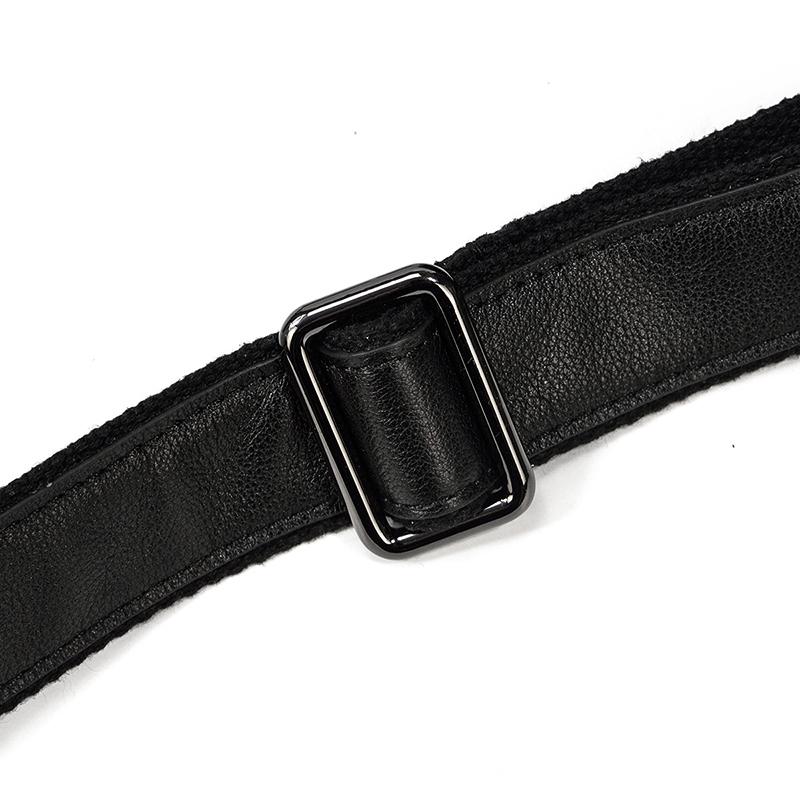 Zion™ | Schwarze Leder-Reisetasche