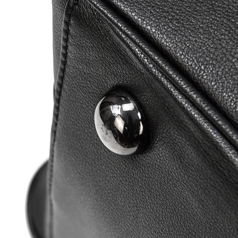 Zion™ | Schwarze Leder-Reisetasche