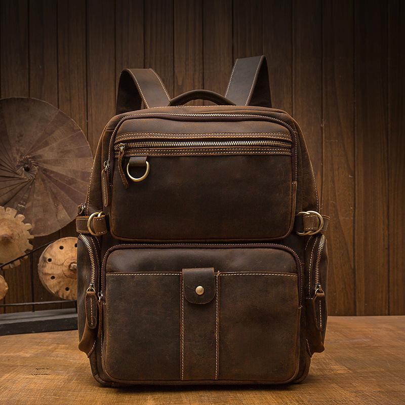 Journey™ | Brauner Leder-Rucksack