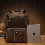 Journey™ | Brown Leather Backpack