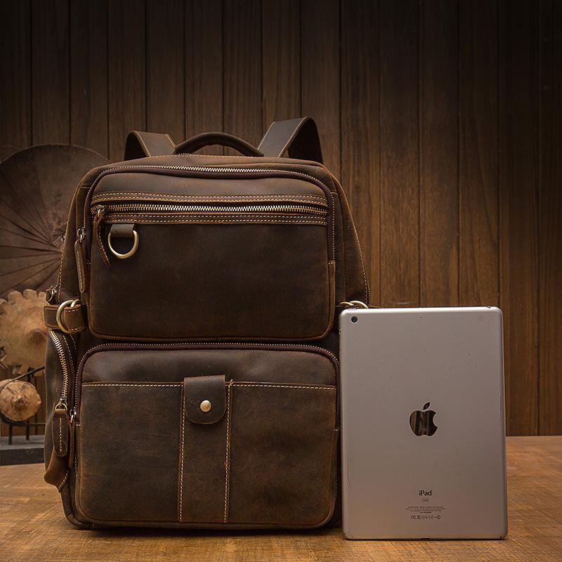 Journey™ | Brauner Leder-Rucksack