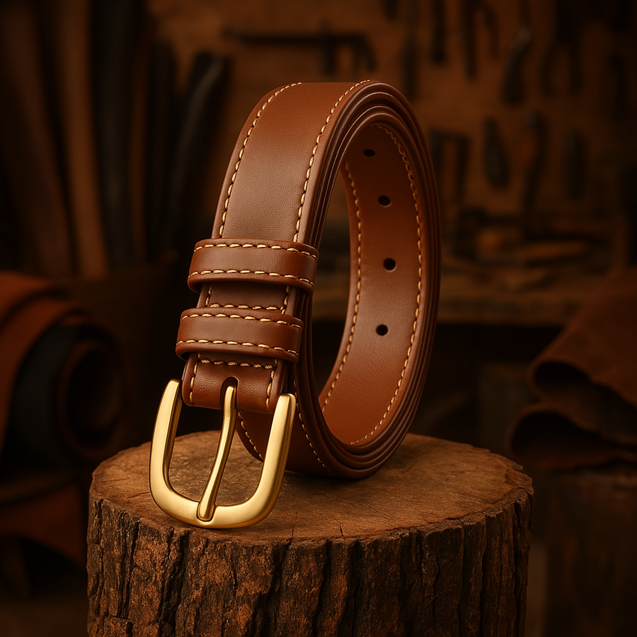 James Ladies Leather Belt Elegant &amp; Narrow | Maverick