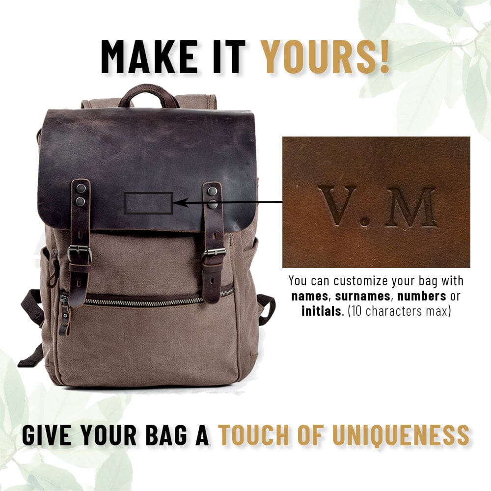 Yale™ | Baumwoll-Canvas-Rucksack