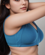 Übergrößen-BH – Fjordblau