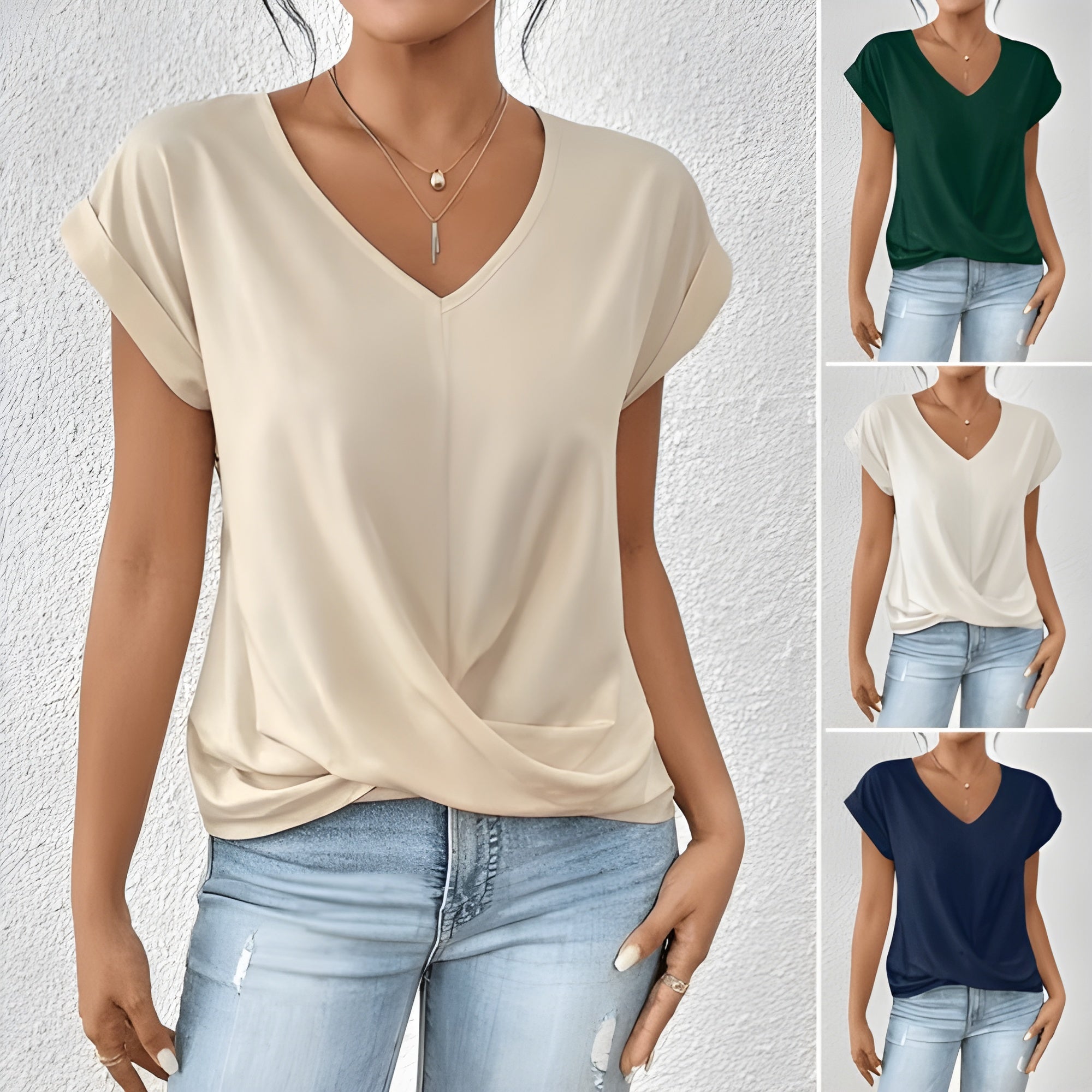 Velani™ | Chic front knot top