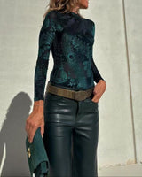 Sira velvet bodysuit