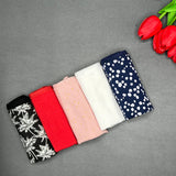 PACK OF 5 SUPER SOFT COTTON STRETCH PRINTED BIKINI BRIEFS - PALM TREE