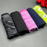 PACK MIT 5 SUPER WEICHEN BAUMWOLL-STRETCH PRINTED BIKINI-SLIPS - GÄNSEBLÜMCHEN