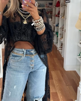 Nyxelle lace maxi top