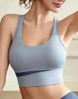 4 WAY STRETCH MEDIUM IMPACT SPORTS BRA – Rust