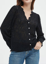 Soleil lace blouse