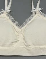 Teens Pack of 3 Training Bras with Removable Pads – Black/Gray/Off-White