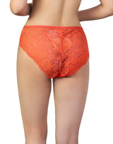 MESH MARVEL BIKINI BRIEFS - BURNT SIENNA