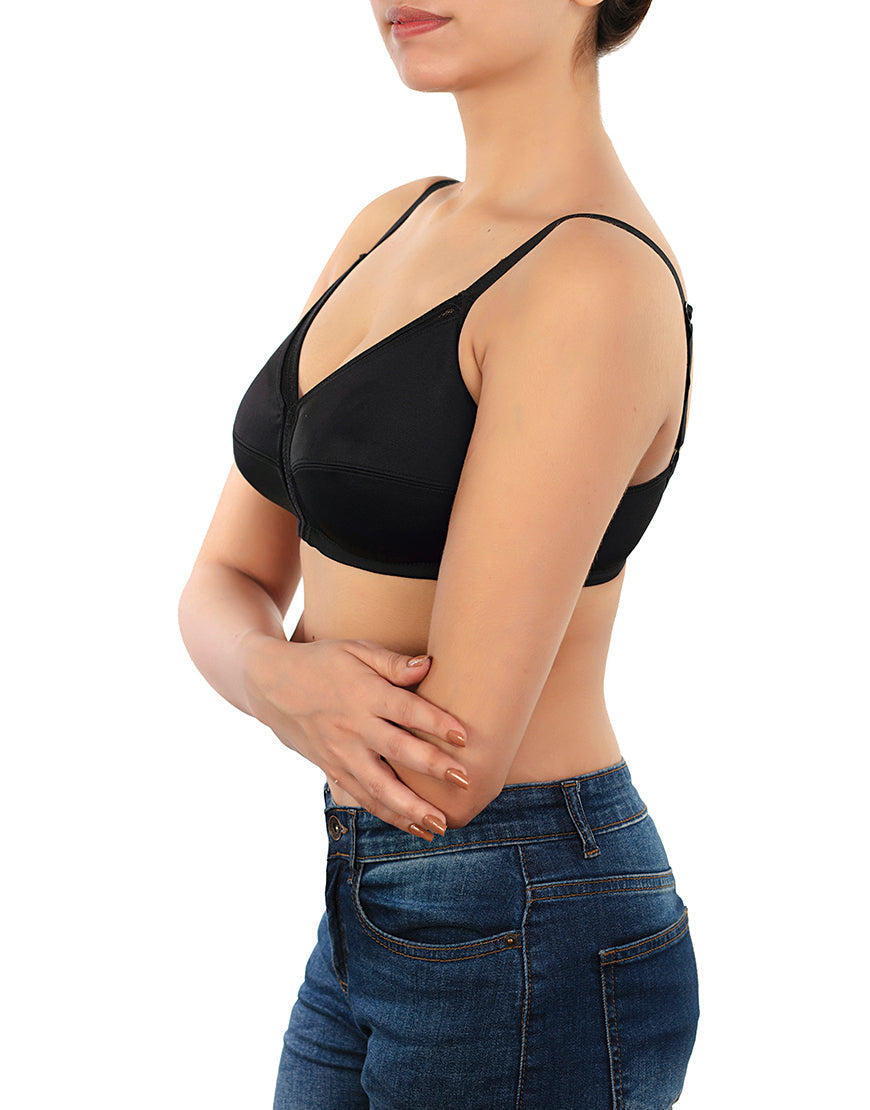 True Curve Wireless Minimizer Bra – Fawn Black