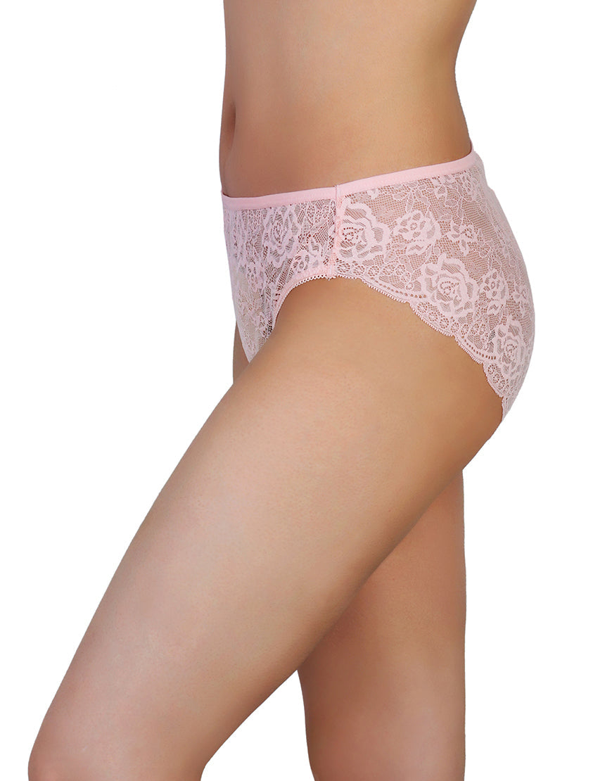 MESH MARVEL BIKINI BRIEFS - PEACH PEARL