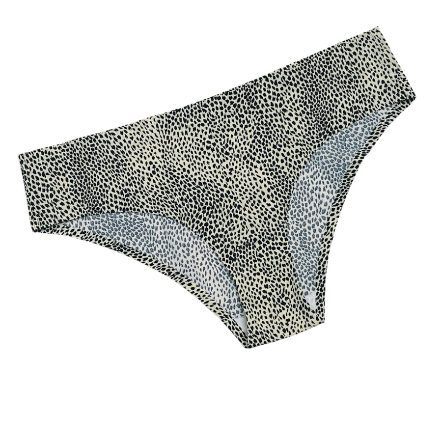 Mittel Taillen Laser-Cut Slip - Leopard