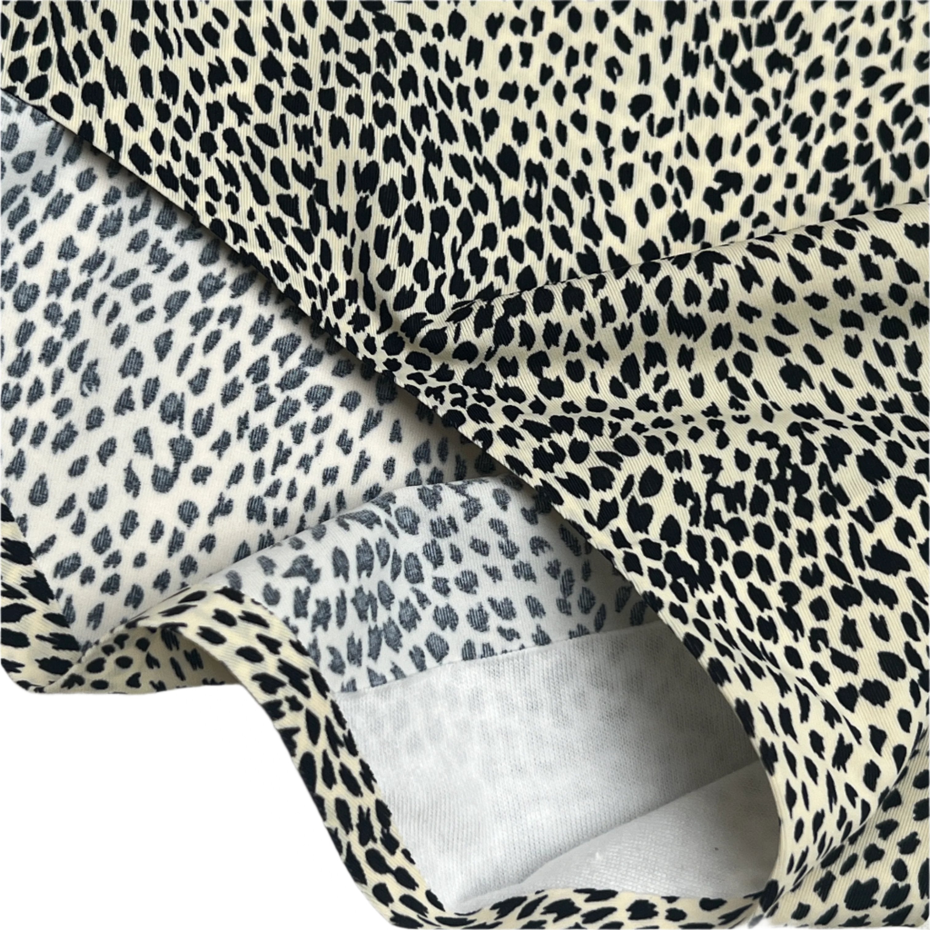 Mid-Waist Laser-Cut Briefs - Leopard