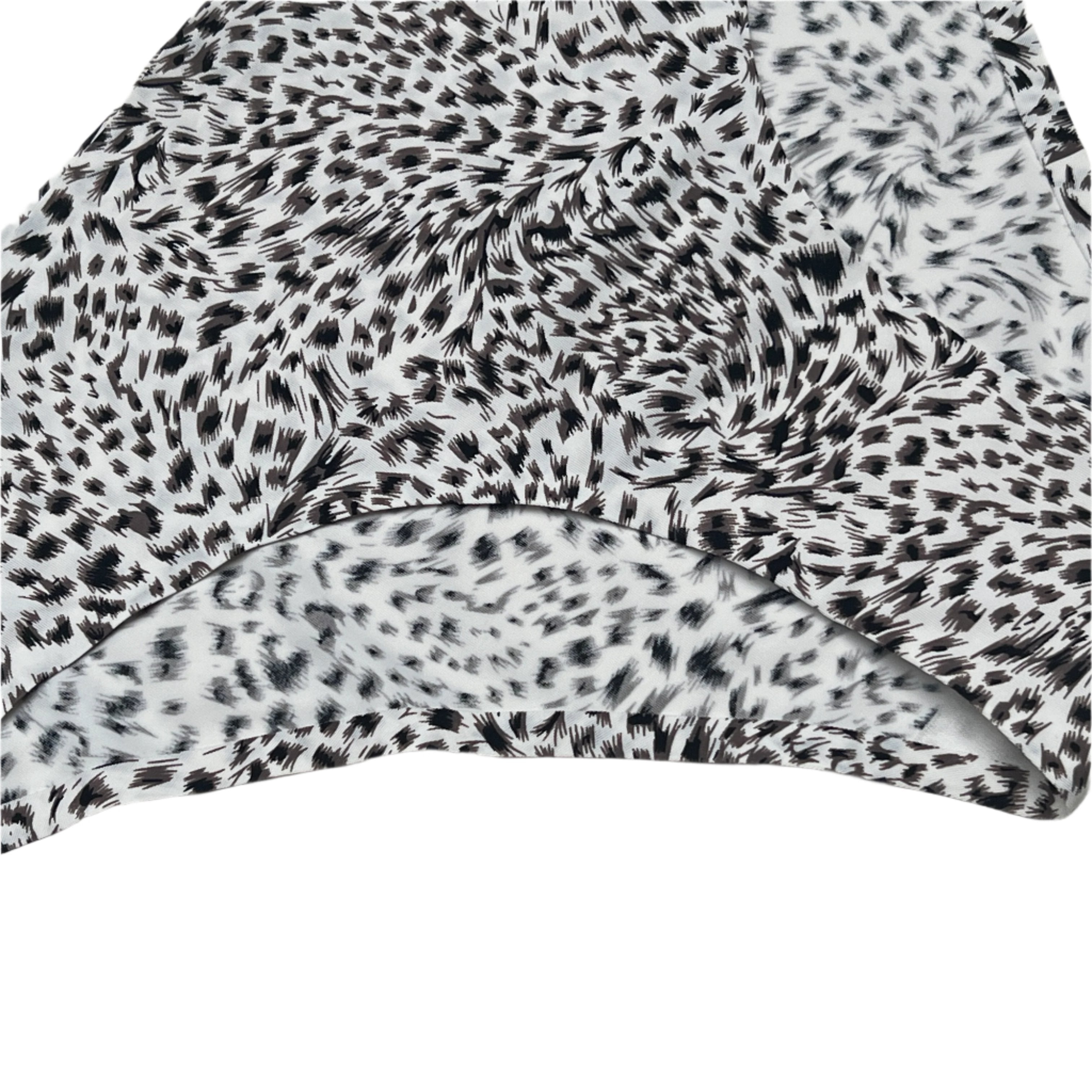 Losha Mid-Waist Laser-Cut Briefs - White Cheetah