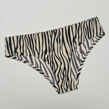 Losha Mid Waist Laser Cut Panty - ZEBRA