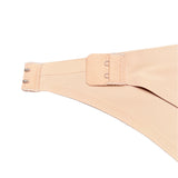 Losha Low Waist Laser Cut Panty with Side Hooks - Beige