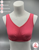 Double-layered modal bra for home, pregnancy, and sleep – Georgia Peach