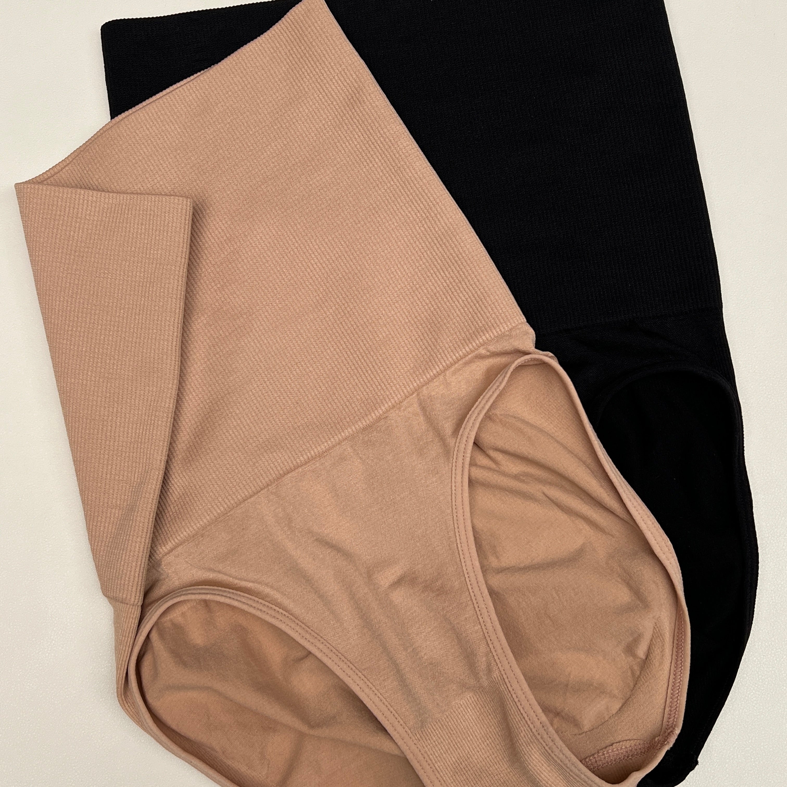 PACK OF 2 SEAMLESS HIGH-WAIST SHAPING BRIEFS
