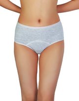 LOSHA SUPER WEICHER BAUMWOLL-HOCHTAILLEN PERIODEN-SLIP - GRAU