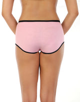 BAUMWOLL-ATHLETIK-STIL HIPSTER-SLIP - PINK