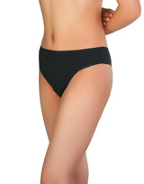 SUPER WEICHER BAUMWOLL-TANGA - SCHWARZ