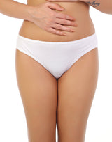 SUPER SOFT COTTON BIKINI BRIEFS - WHITE