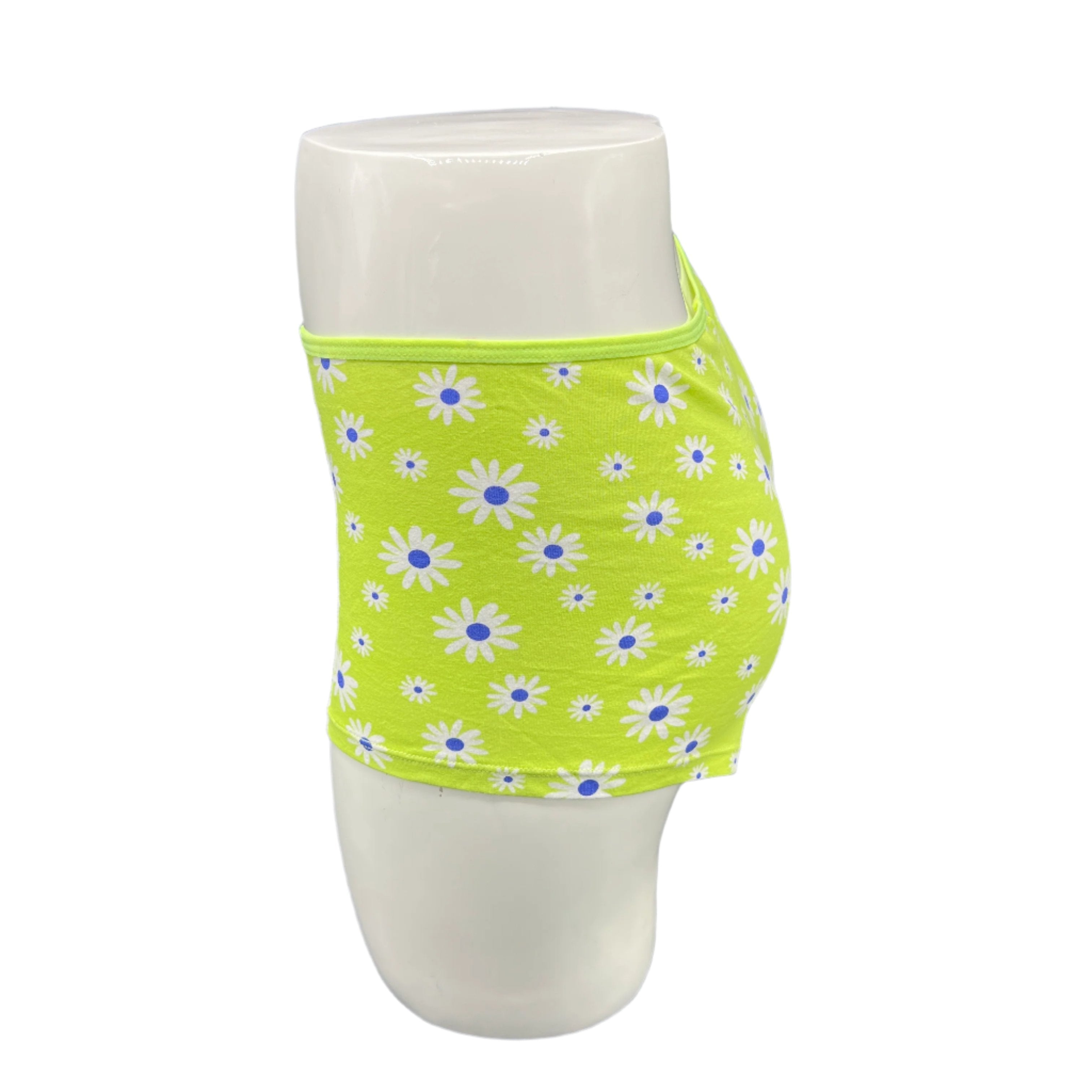 SUPER SOFT BOYSHORTS COTTON PANTIES - Daisy Pattern