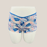 SUPER SOFT BOYSHORTS COTTON BRIEFS - LEAF PATTERN