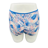 SUPER SOFT BOYSHORTS COTTON BRIEFS - LEAF PATTERN