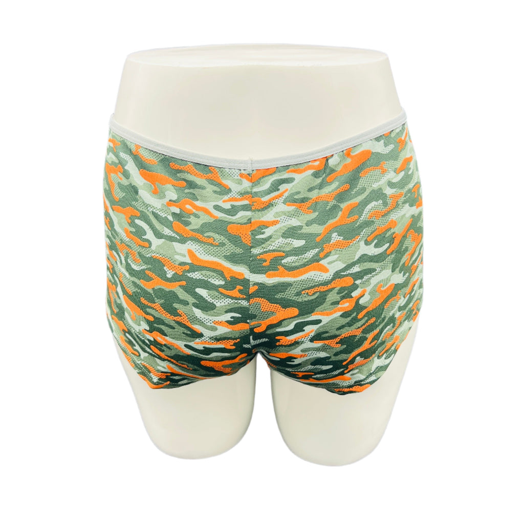 SUPER SOFT BOYSHORTS COTTON PANTIES - GREEN ARMY