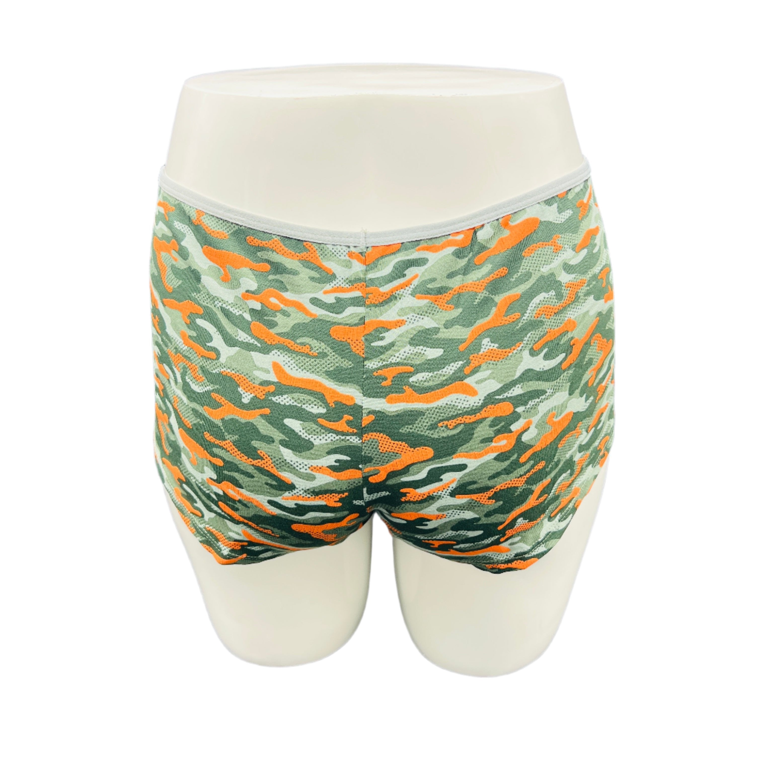SUPER SOFT BOYSHORTS COTTON PANTIES - GREEN ARMY