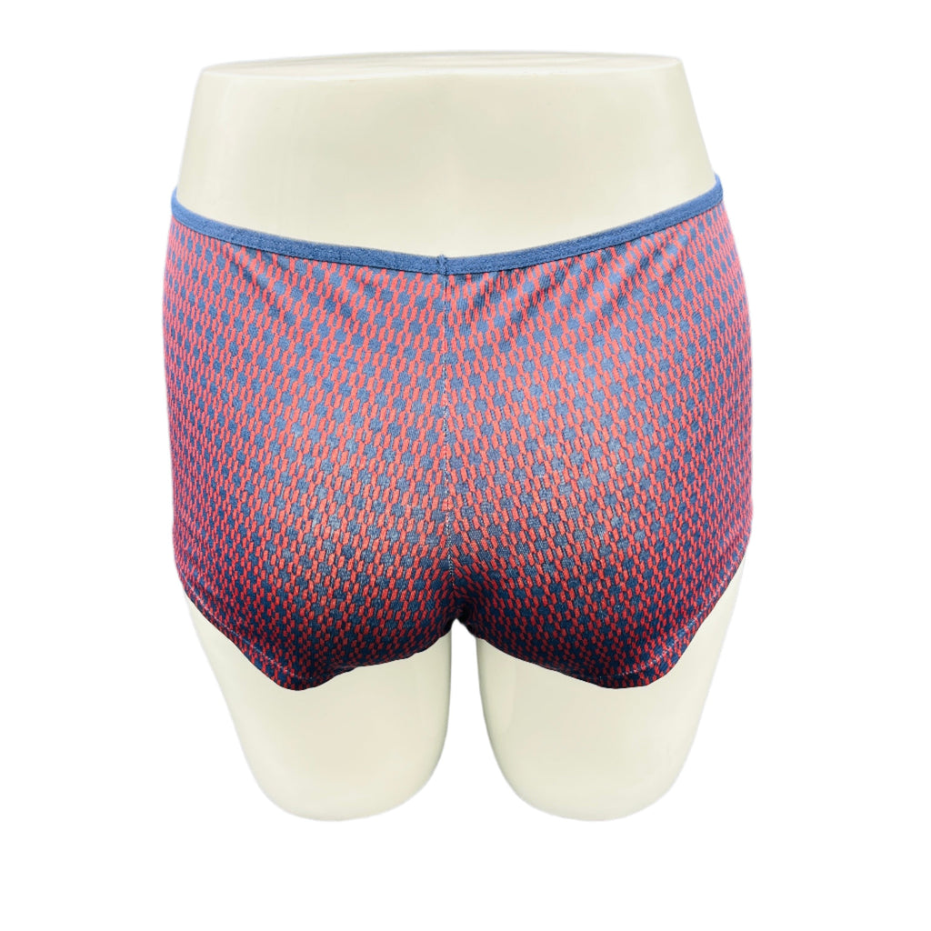 SUPER SOFT BOYSHORTS COTTON BRIEF - GEOMETRIC PATTERN