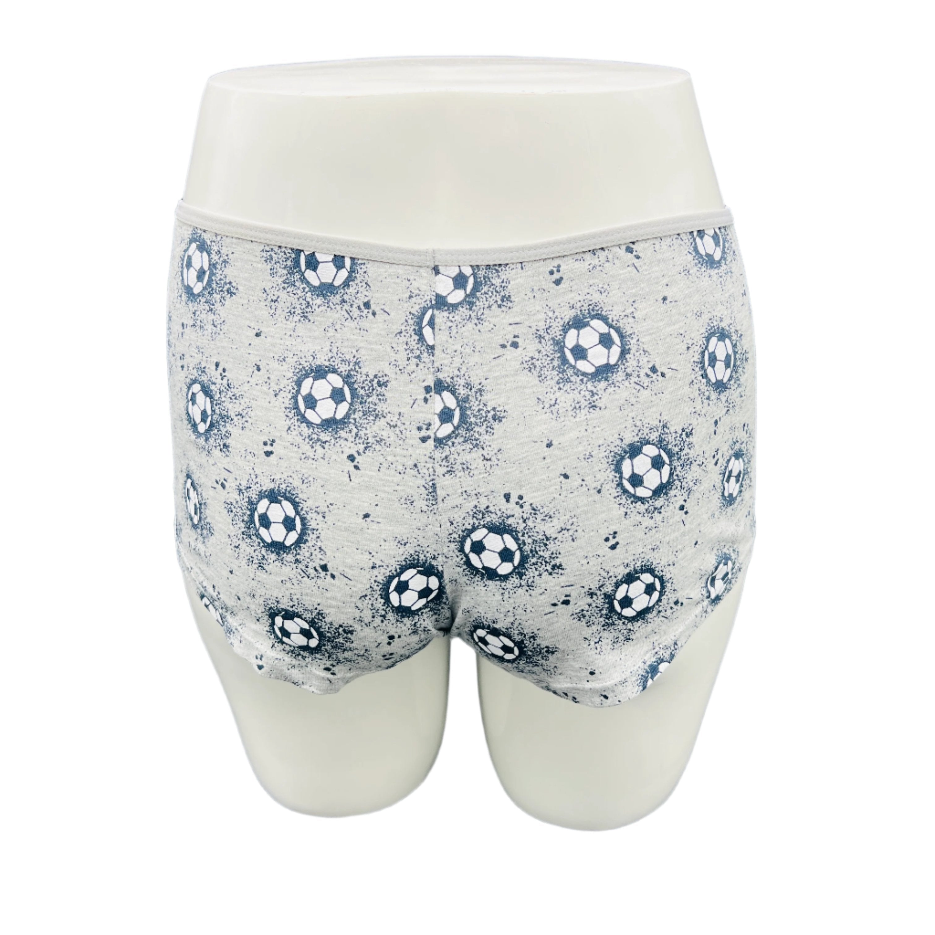 SUPER SOFT BOYSHORTS COTTON BRIEFS - FOOTBALL