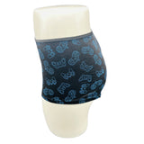 SUPER SOFT BOYSHORTS COTTON PANTIES - GAME BLACK