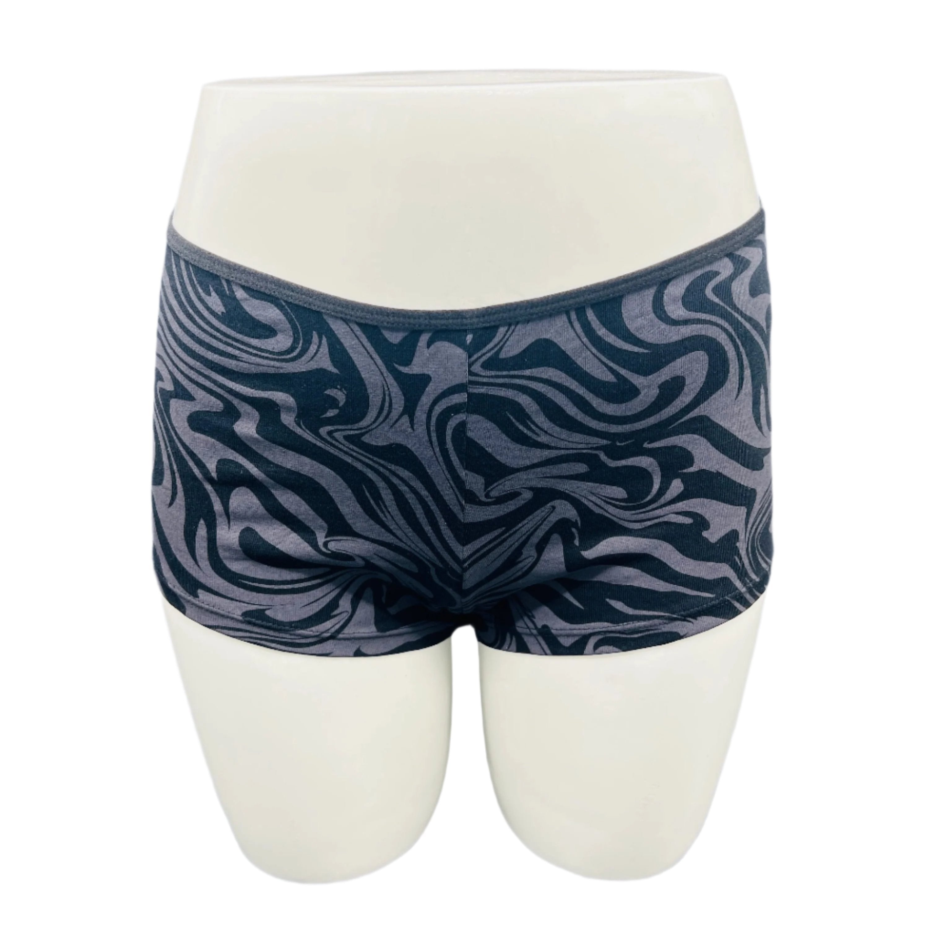 SUPER SOFT BOY SHORTS COTTON BRIEF – ZEBRA