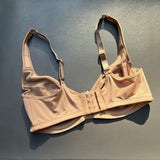 Losha Curvy Doppellagiger Minimizer-Bügel-BH mit Spitzendetail – Beige