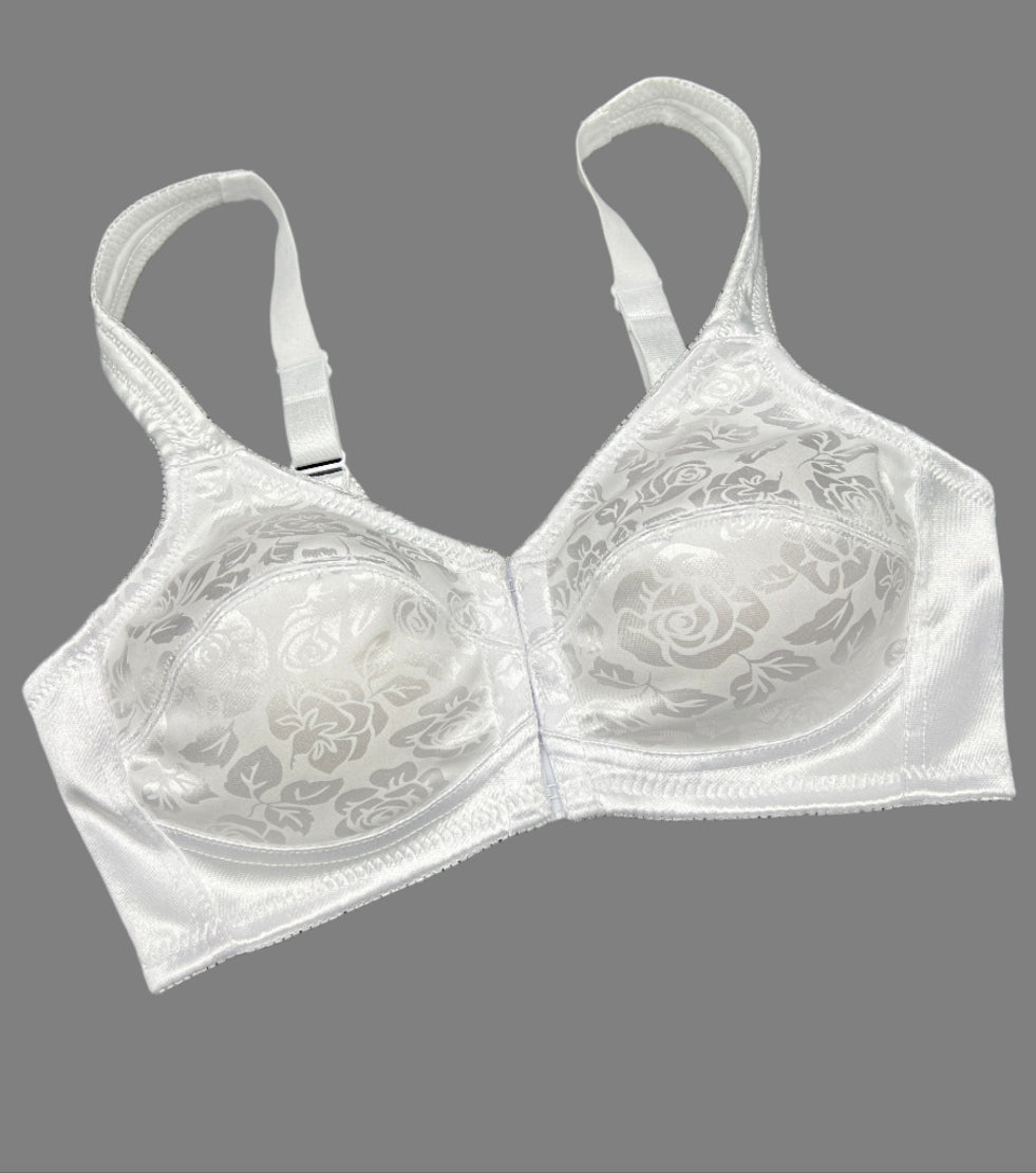Losha Front-Opening Minimizer Bra – White