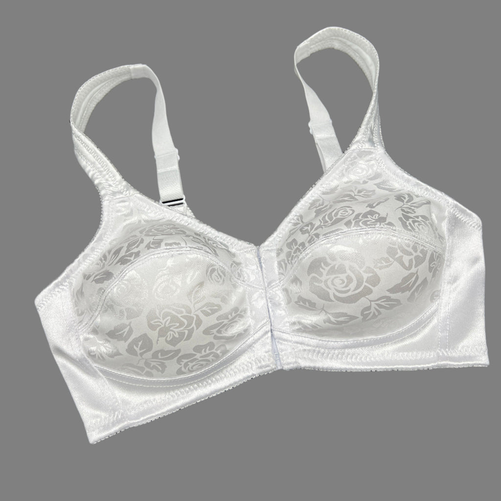 Losha Front-Opening Minimizer Bra – White